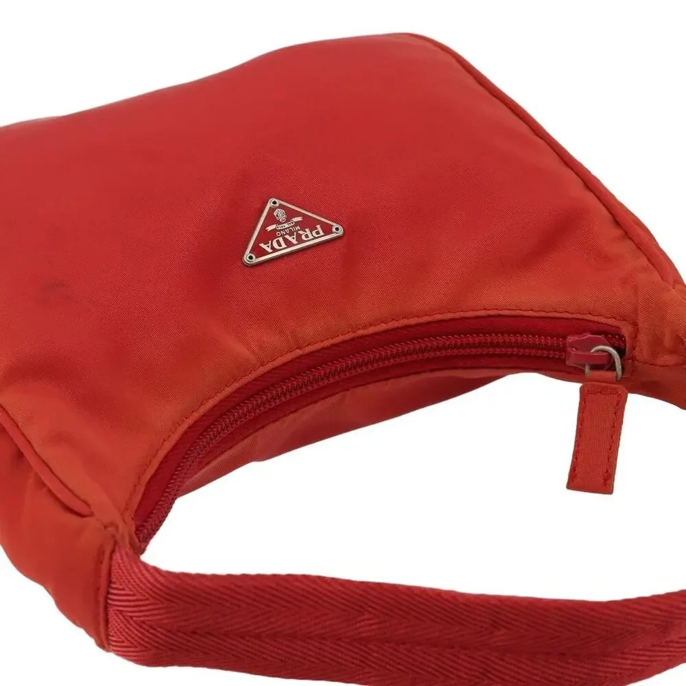 Prada Tessuto Pouch Red